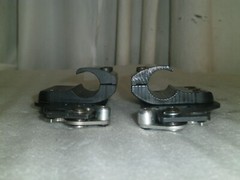 SET OF 2 WHEELCHAIR FUTURE BACK SUPPORT BRACKET GOOD AS PICTURE