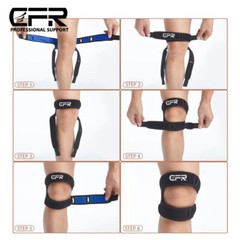 Knee Support Patella Stabilizer Strap Band Tendon Brace Pain Sports Gym Joint HG