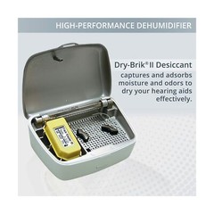 Global II by Dry & Store | Electric Hearing Aid Dehumidifier with UV-C Lamp S…