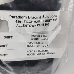 Paradigm Bracing Solution Knee Brace Model Shift 52-3 Medium L-1845 L-1852