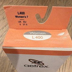Aetrex Compete L400 Orthotic Insoles Full Length Anti-Microbial Women US 7