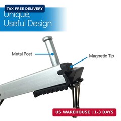 RMS 26 Inches Folding Grabber Reacher with Ergonomic Handle for Mobility and Rea