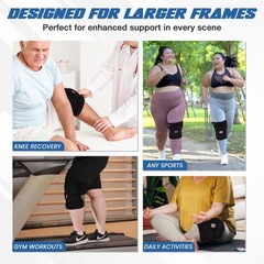 Knee Brace for Women Plus Size for Knee Pain (XL-8XL) – Extra Large Knee Brac…