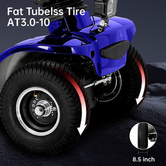 500W 48V/20AH Four Wheels Mobility Scooter for Senior & Adult 330lbs Capacity