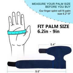 Sumifun Finger Brace, Trigger Splint for 1 Count (Pack of 1), Right