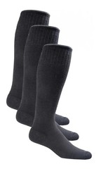 Sockwell Mens Circulator Moderate Graduated Compression Sock, Black-3pk – M/L