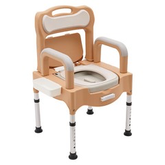 250kg/551.16lbs Bedside Commodes Chair Portable Toilet Chair Height Adjustable