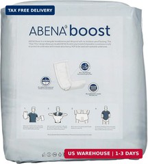 Abena BOOST Fluff Incontinence Pads – No Barrier/Flow-Through, (Sizes Normal To