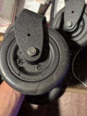 4 Caster Wheel with 2-Sided Fork for Invacare TDX SP2, TDX SP2X, TDX SP2V,