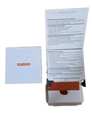 Eargo 8 Self-Fitting OTC CIC Hearing Aids, Rechargeable Charging Case, Black