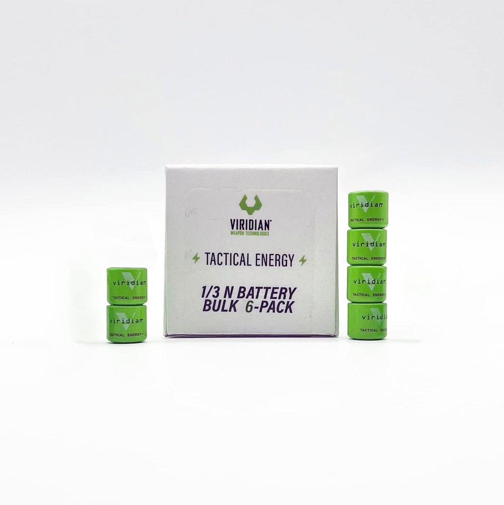 Viridian CR 1/3N Tactical Energy Plus Lithium Batteries, 3 Bulk Pack of 6