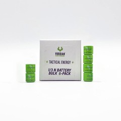 Viridian CR 1/3N Tactical Energy Plus Lithium Batteries, 3 Bulk Pack of 6
