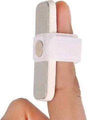 Finger Splint (Free Size, White, – Basketball Cricket Sports Injury,