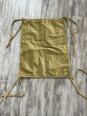 Vintage 1970’s Wheelchair Stroller Side Pouch Bag Floral Corduroy Storage