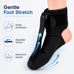 Plantar Fasciitis Night Splint Sock Adjustable Foot Brace Heel Pain Relief