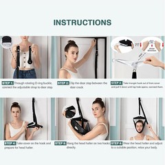 Cervical Traction Belt Vertebrae Stretch Fixing Portable Neck Traction Device