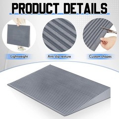 Kritkin Eva Foam Threshold Ramp Lightweight Non Slip Doorway Ramp For