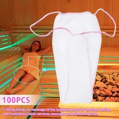 100pcs For Women Spa Non Woven Fabrics Underwear Tanning Wraps Salon Disposable