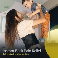 BraceUP Back Brace with lumbar Pad – Back Pain Relief for Men and Women, Lumb…