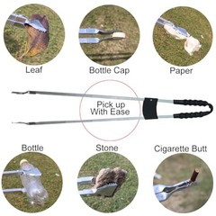 Adjustable Length 43.3 Inch Reacher Grabber Tool,Litter Pick Up Stick Rubbish