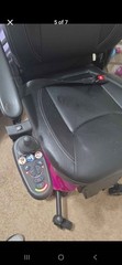 Pride Jazzy Air 2 Electric Wheelchair Purple Black Joystick Control