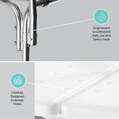 Transfer Bench for Bathtub – Adjustable Shower Chair for Elderly and Disabled