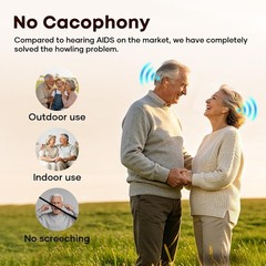 Rechargeable Ear Amplifier, 2 Channel Technology