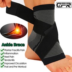 Ankle Support Brace Compression Sleeve Tendon Foot Plantar Fasciitis Relief Pain