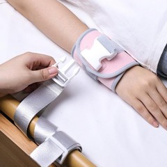 Lefeke Patient Medical Restraints 4 Pack Pink Bed Wrist Ankle Limb Movement Limi