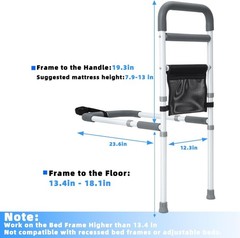 Bed Rails for Elderly Adults Safety – Adjustable Bed Assist Rail for Seniors …
