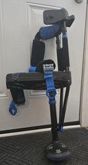 iWALK 3.0 Hands-Free Crutch Adjustable Height Height-Adjustable Black/Blue