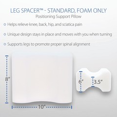 Core Products Leg Spacer Help Ease Strain on Back, Hip, Knees, Ankles- Foam Only