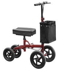 All Terrain Steerable Knee Scooter Deluxe Medical 12″ Pneumatic Wheels