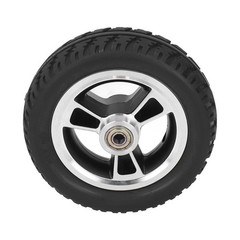 6in Solid Wheel Light Sturdy Aluminum Alloy Hub Replacement For Wheelchair Use