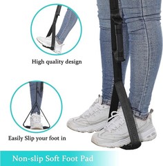 Multi-Loop Leg Lifter Strap with Rubber Grips – Ideal for Hip & Knee Recovery