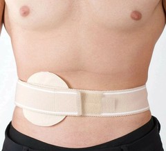 Umbilical Abdominal Hernia Support belt with Truss brace Adjustable 3in ]