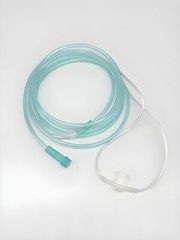 Soft-Touch Vinyl Oxygen Cannula, Cushion Tip, 7′, 5-Pack, Adult