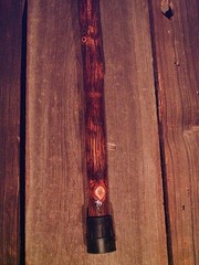 brass HAME handle walking stick natural grown hickory wood shaft made in the USA