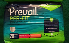 Prevail Per-Fit Protective Underwear Medium 20 Count Adult Diapers Unisex
