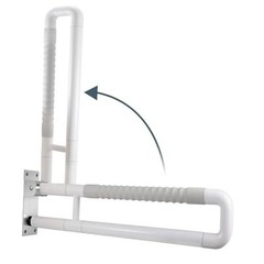 Flip up Grab Bar 24.4 Inch Handicap Grab Bars Wall Mounted Toilet 24.4 in