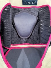 Back Premium Support Brace Size M 33”-39″ Lumbar Adjustable Mesh Pink Blue NEW
