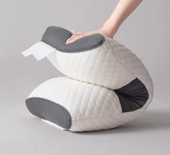 2 Pack Ergonomic Orthopedic Neck Pillows Contour Support Memory Foam Bed Pillow