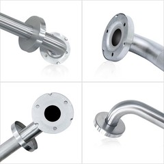 2 Pack Shower Grab Bar with Knurled Anti-Slip Grip 18 Inch ADA Compliant 500l…
