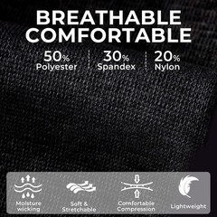 Ankle Support Sleeve 1 Unit – Open Heel, Light, Elastic & Breathable Knitted …