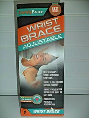 Night Wrist Sleep Support Brace Fits Both Hands Cushioned to Help Carpel Tunnel
