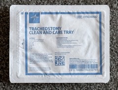 6 Medline Tracheostomy Clean And Care Tray Kits DYND40582 Factory Sealed