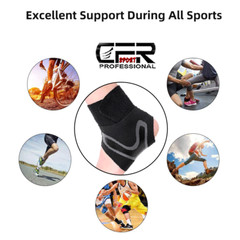 Compression Ankle Arch Support Brace Planter Fasciitis Pain Relief Foot Wrap CFR