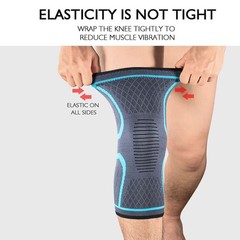 Knee Compression Sleeve Support Brace Elastic Knee Pad Gym Running Sports Joint
