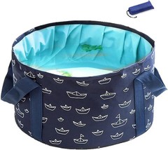 13.8 Inch Portable Collapsible Foot Bath Basin Soaking Tub Bucket Travel Camping