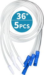 5 Pieces Urinary Drainage Bag Extension Tubing, 36″ Catheter Drain
